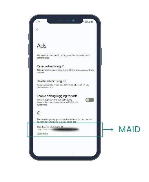 What is Mobile Advertising ID or MAID and how can it help Collection teams?